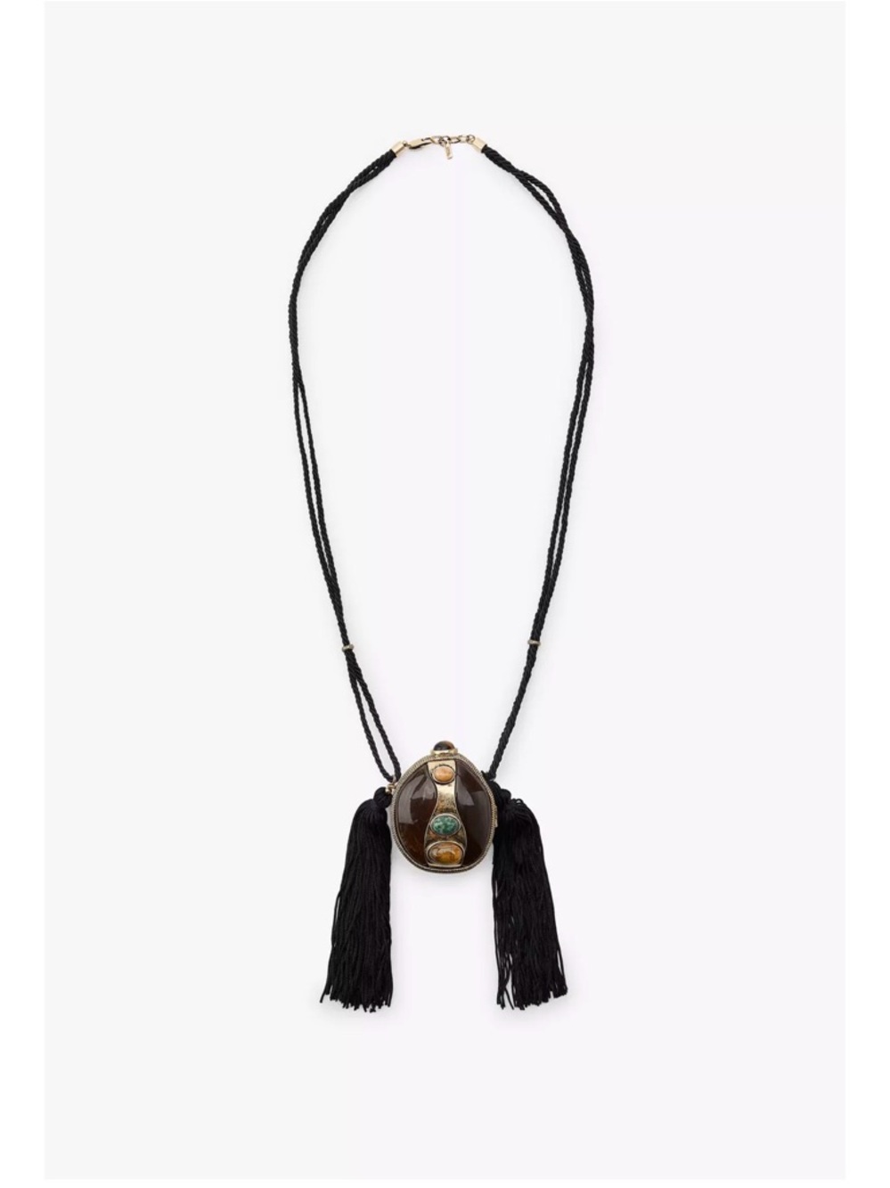 ISO: Zara Cord and Stone Box Necklace